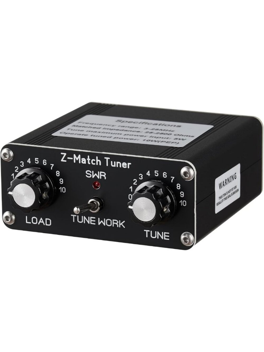 Manual Antenna Tuner for HAM Radio 3-28 MHz, Adjustable, High Performance